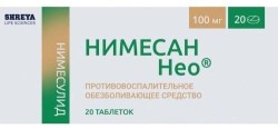 Нимесан Нео табл. 100 мг 20 шт.